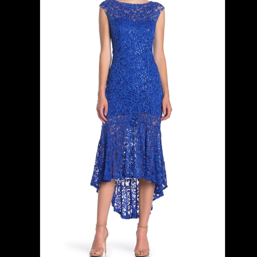 Marina Sequin Lace Midi Dress